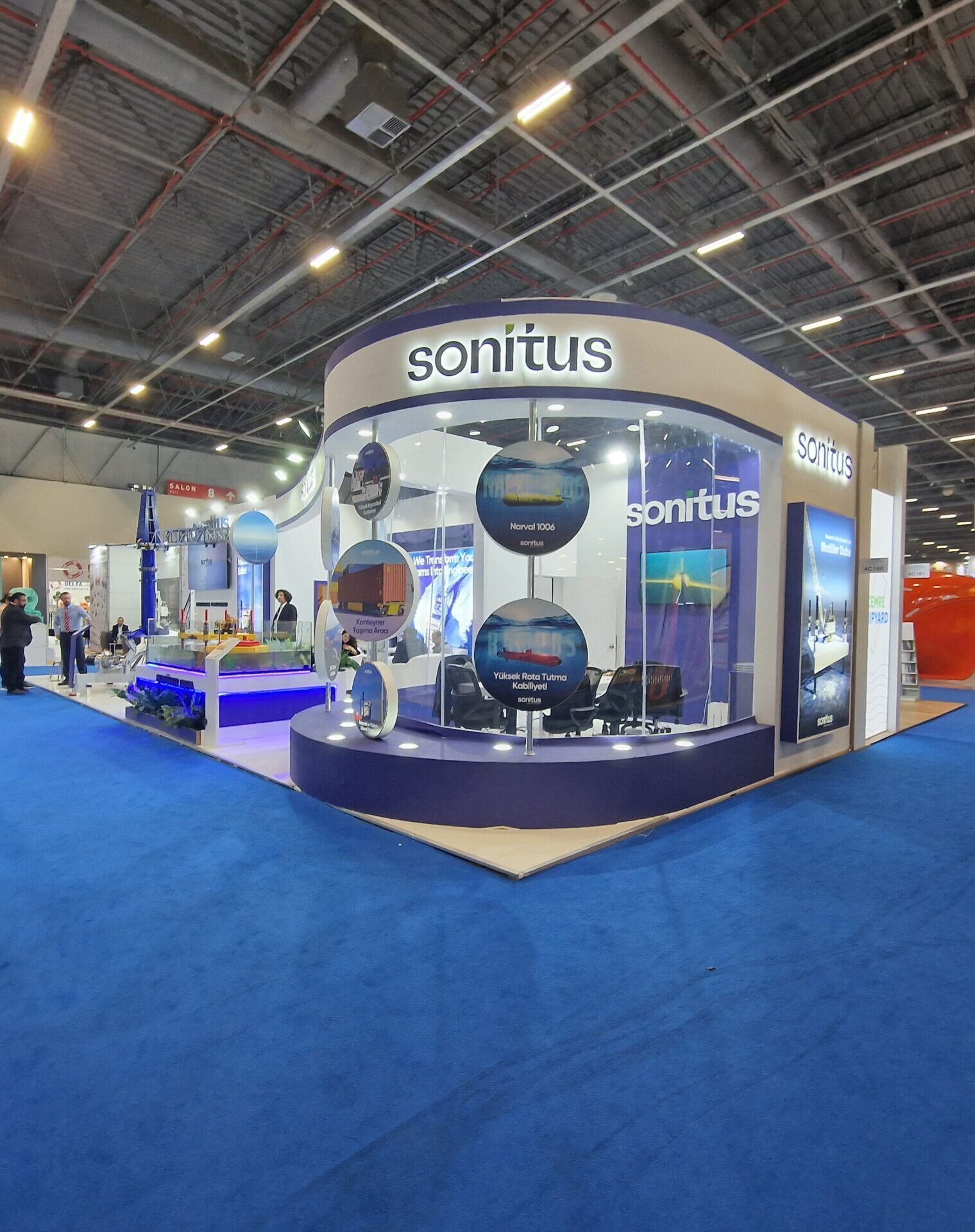 Exhibition stall in Qatar at international expo
