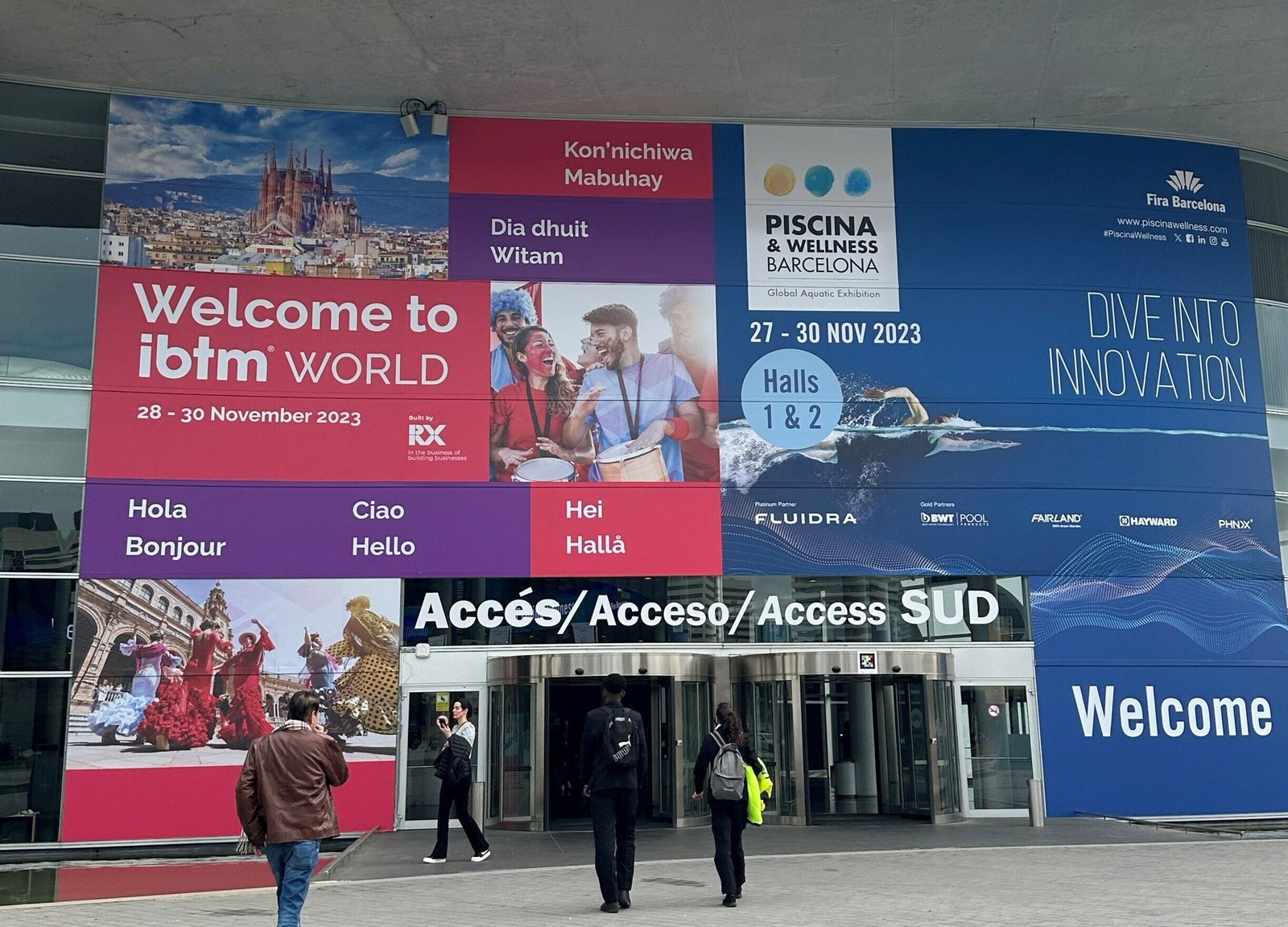 Stand design in Barcelona at global trade show