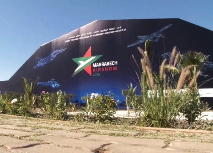 Exhibition stall in Marrakech for international tech expo