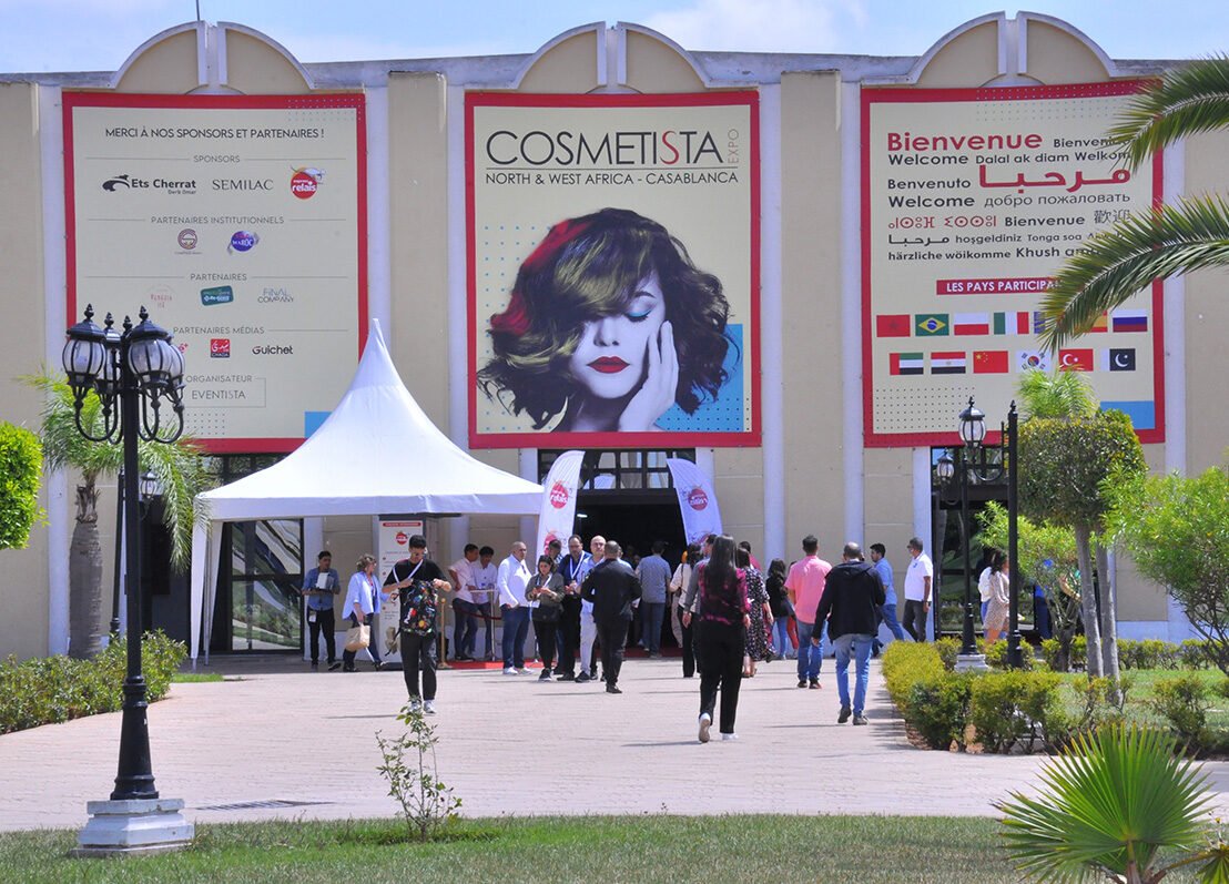 Exhibition stall in Casablanca with professional setup