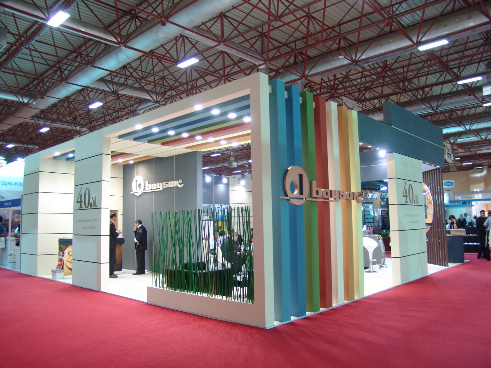 Exhibition stall in Saudi Arabia at industry trade show