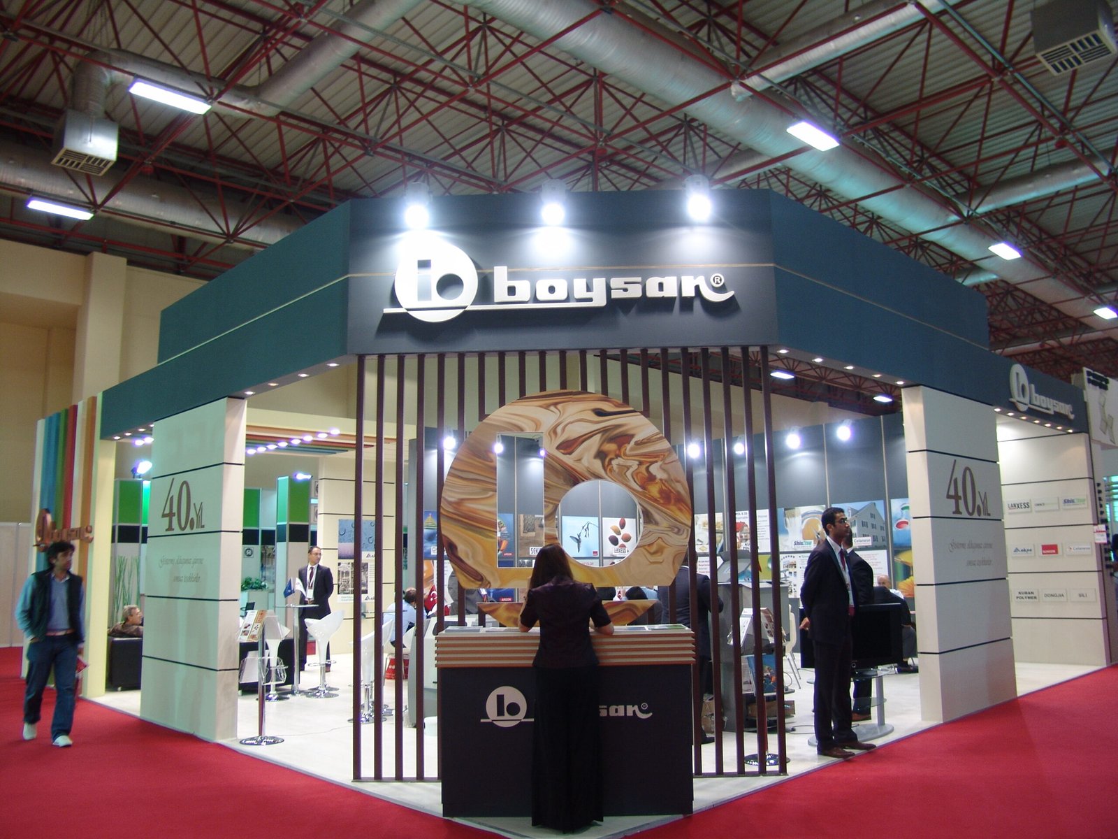 Exhibition stall in Lyon at a trade show