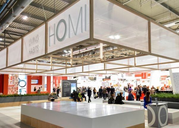Expo stand design in Milan at global trade show