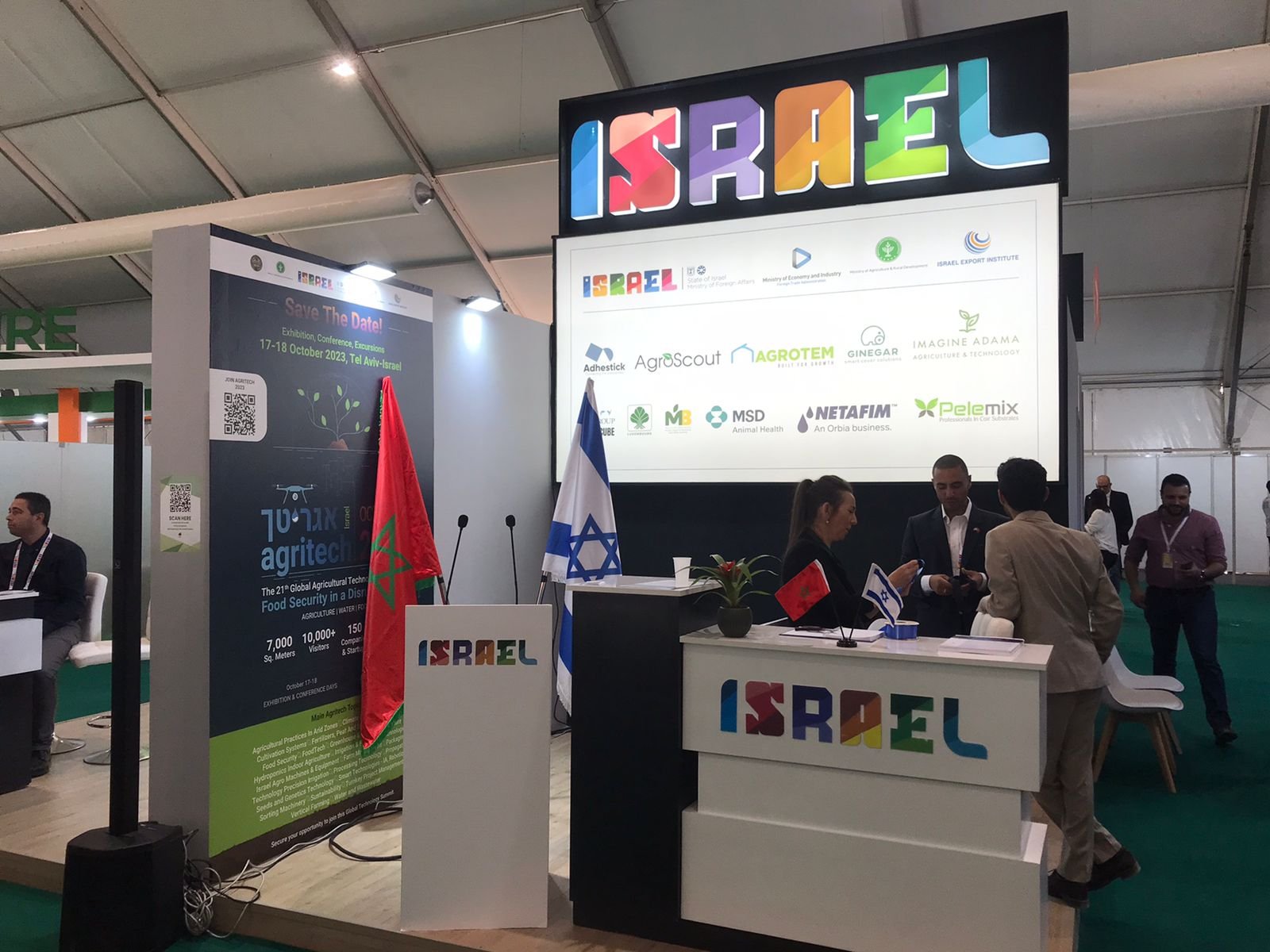 Stand builder in Morocco designing custom trade show booths