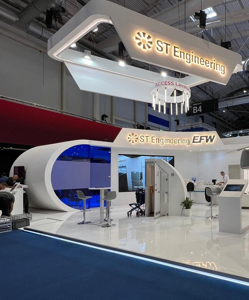 Exhibition stall in Bahrain at real estate expo