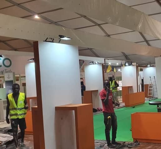 Stand builder in Ivory Coast creating custom trade show stands