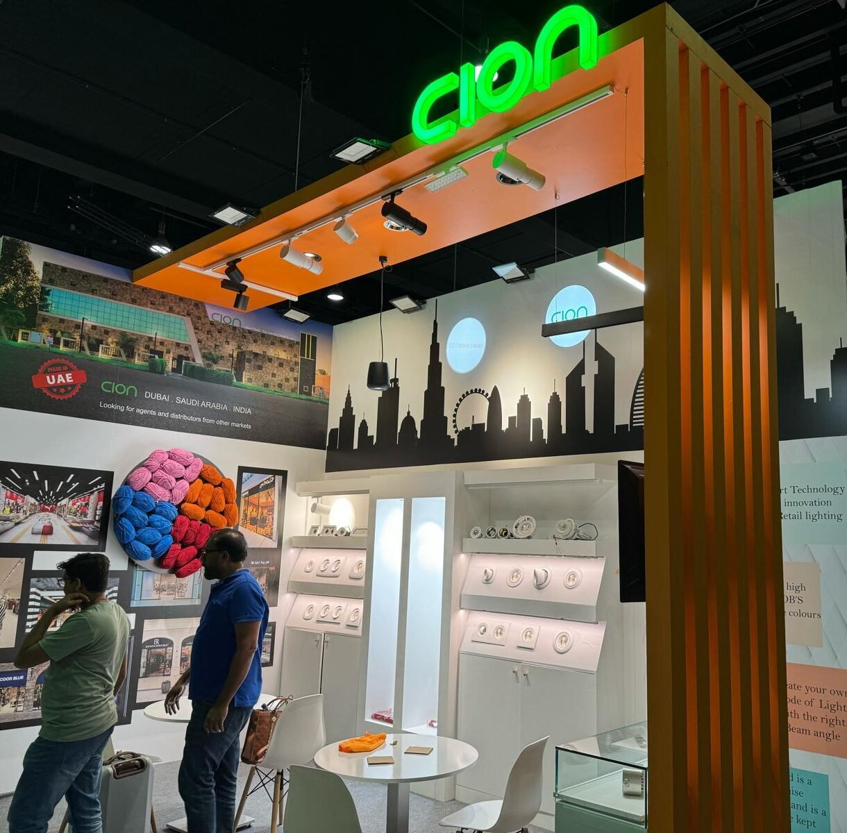 Exhibition stall in Kenya for major trade event