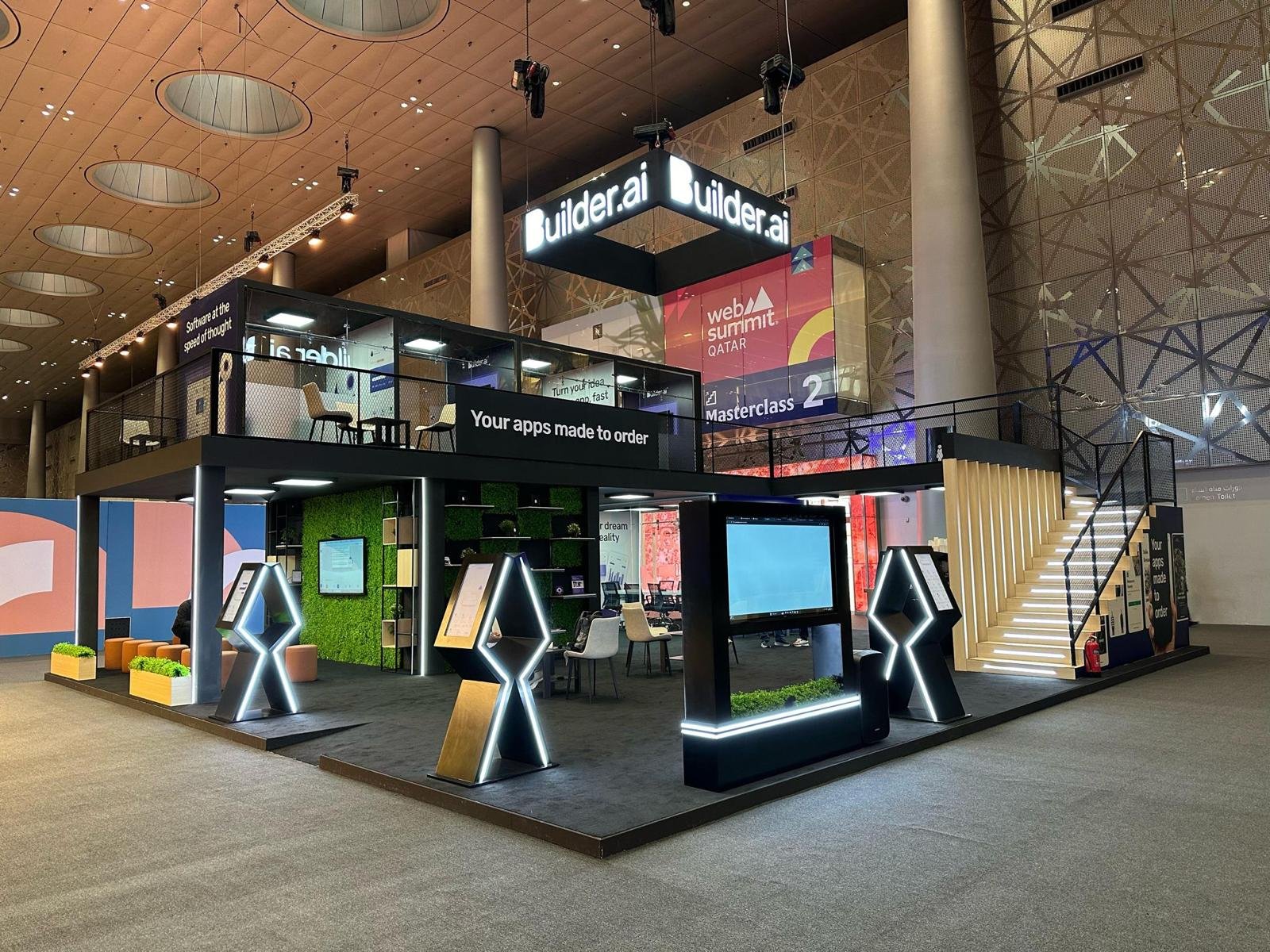 Stand design in Barcelona at global trade show