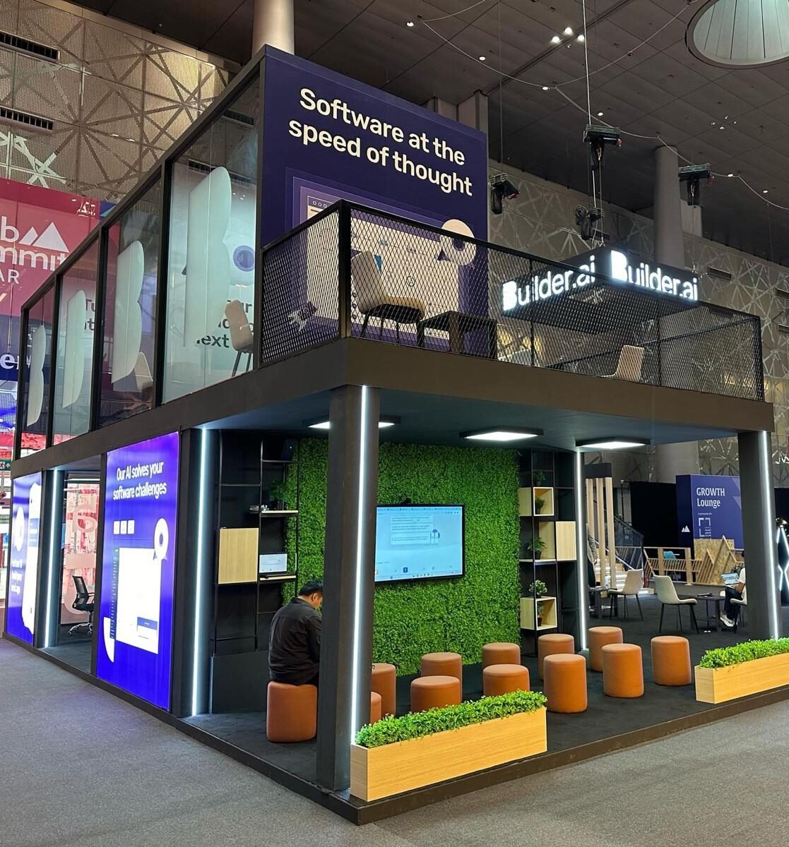 Expo stand design in Zurich for business exhibition