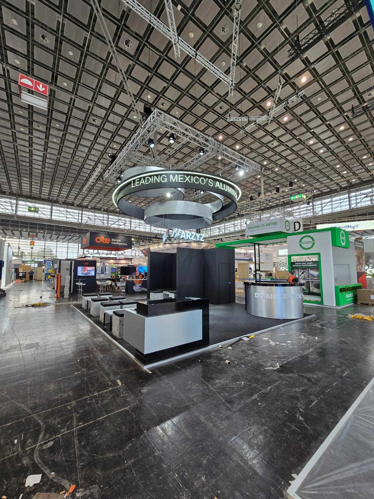 Exhibition stall in Basel at pharma expo