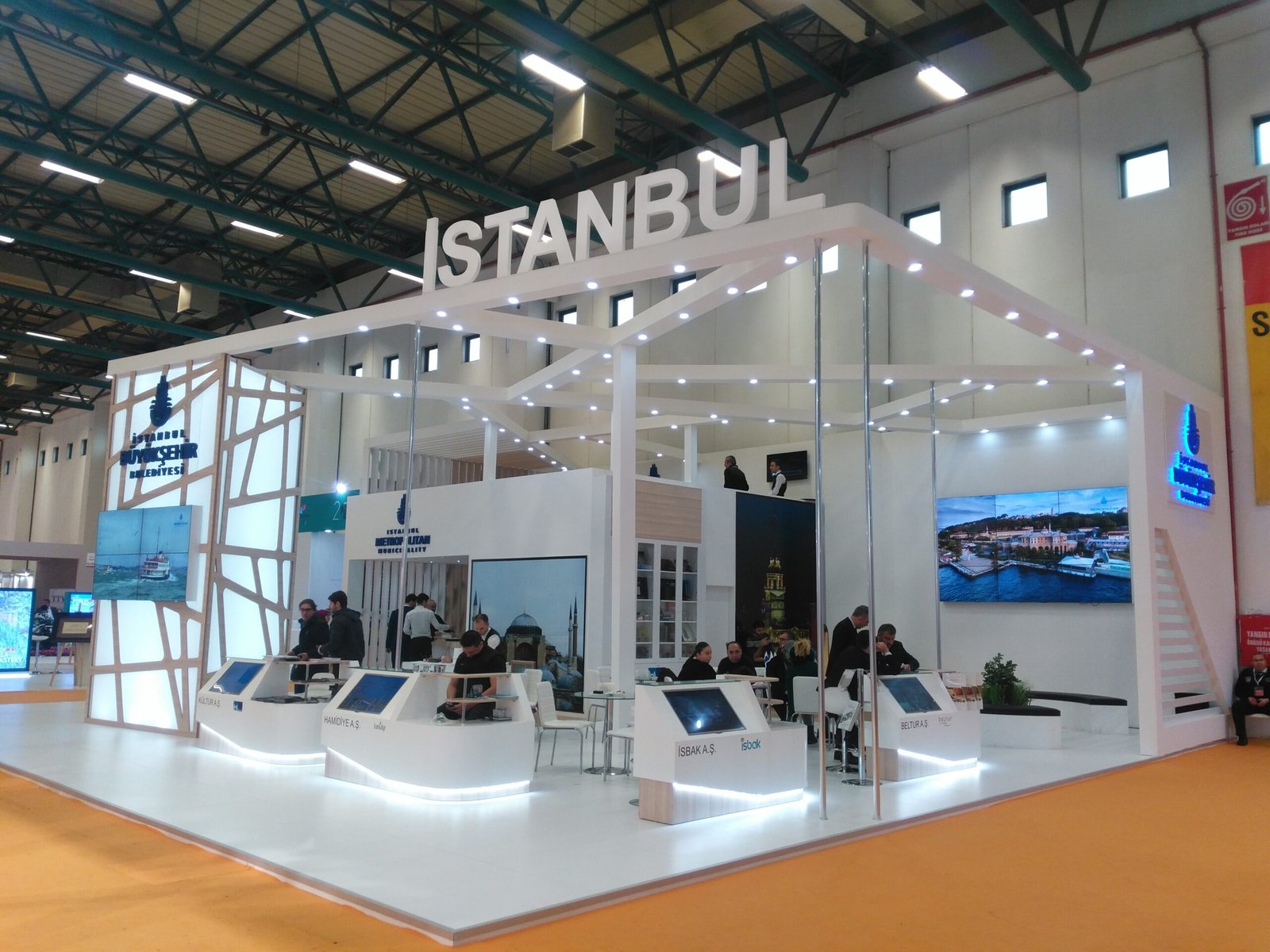 Exhibition stall in Qatar at international expo