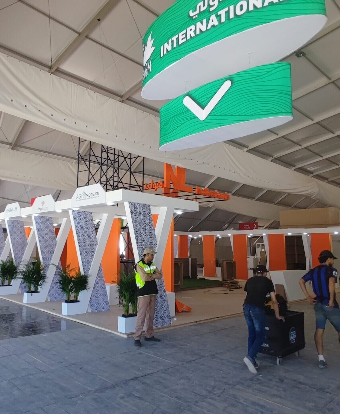 Stand builder in Morocco designing custom trade show booths