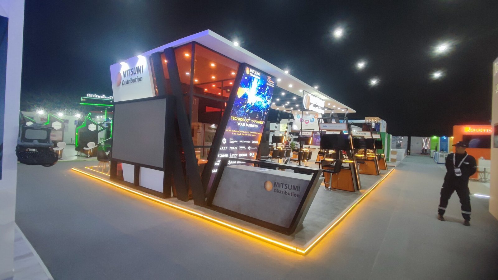 Stand builder in Morocco designing custom trade show booths