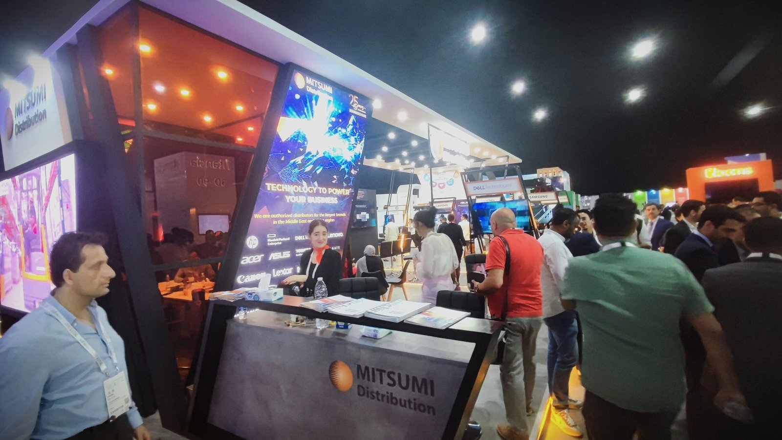 Exhibition stall in Casablanca with professional setup