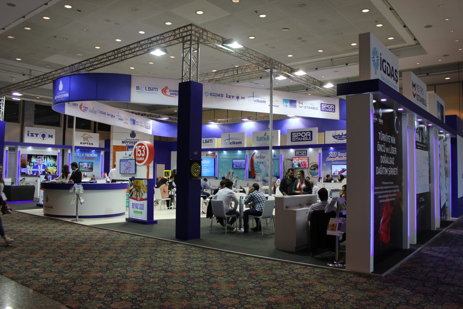 Stand design in Turkey at international trade show