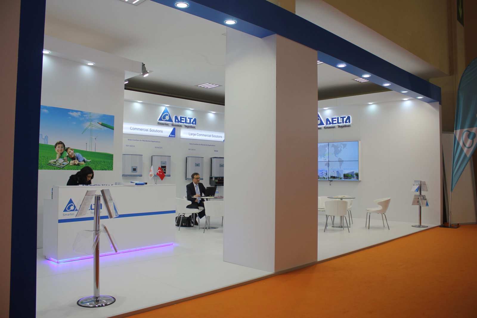 Exhibition stall in Basel at pharma expo