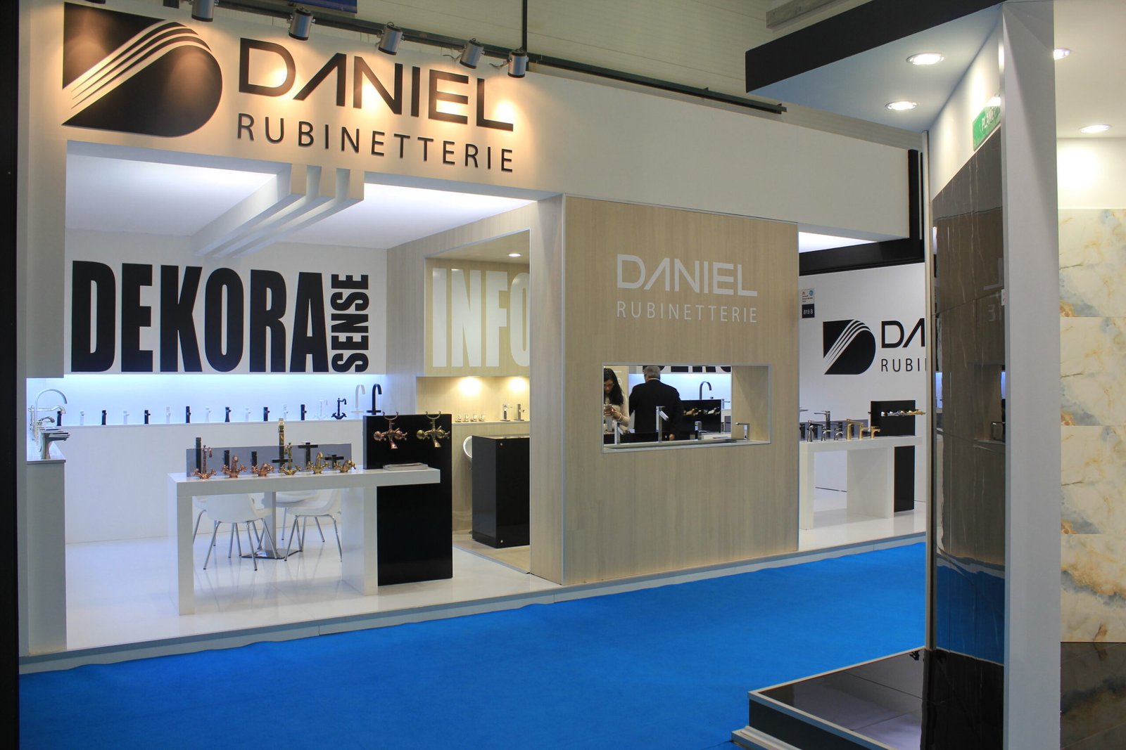 Expo booth design in Spain at international trade show