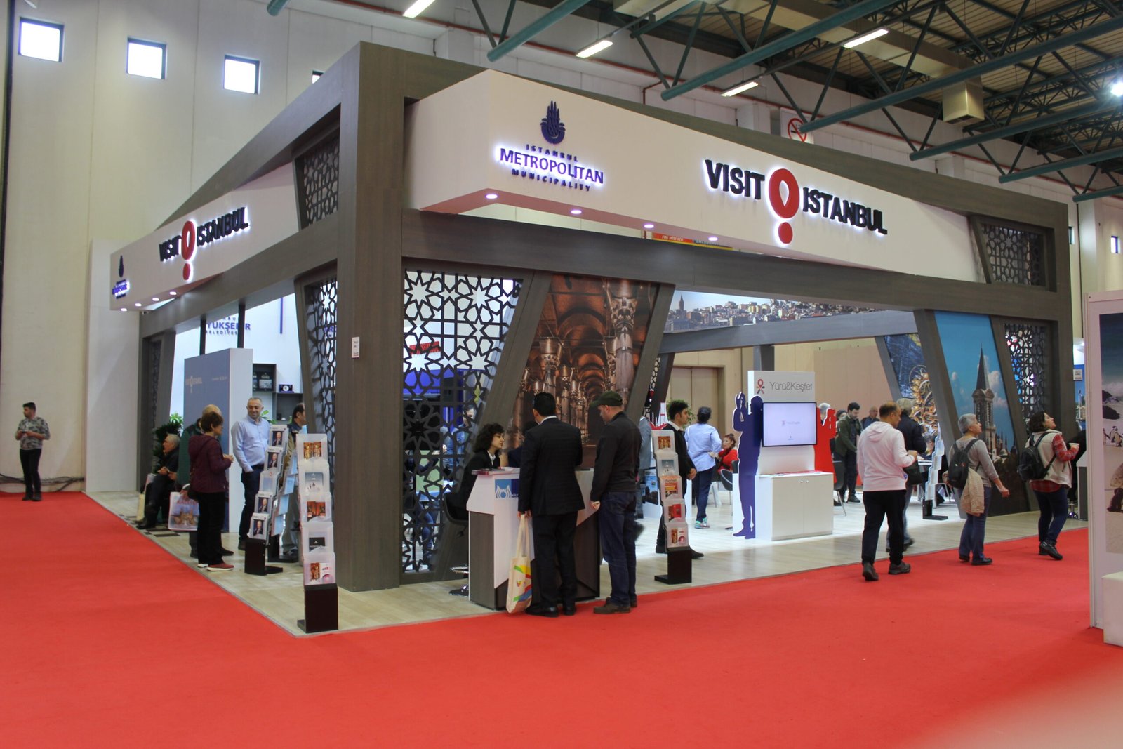 Expo booth design in Spain at international trade show