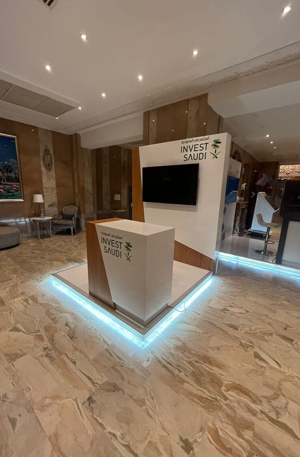 Stand design in Cannes at luxury trade event