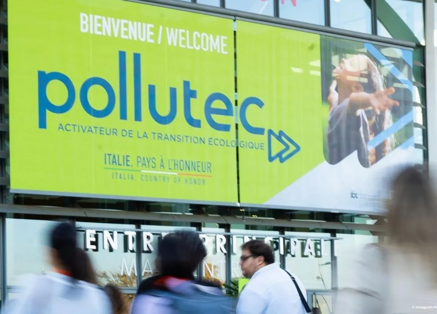 Exhibition stall in Lyon at a trade show