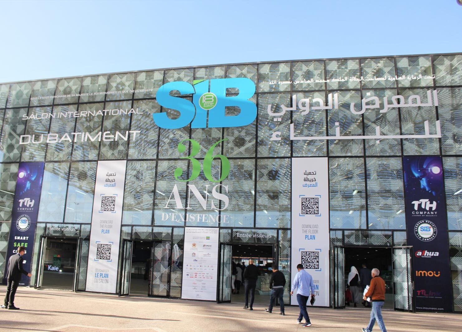 Exhibition stall in Casablanca with professional setup