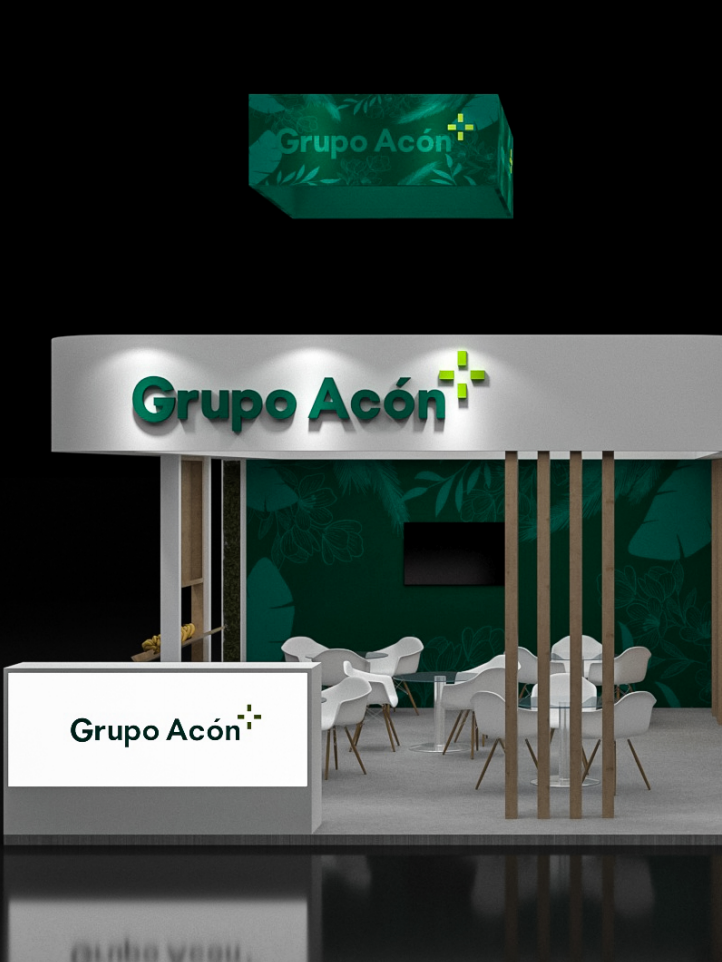 Custom expo booth design for trade show display.