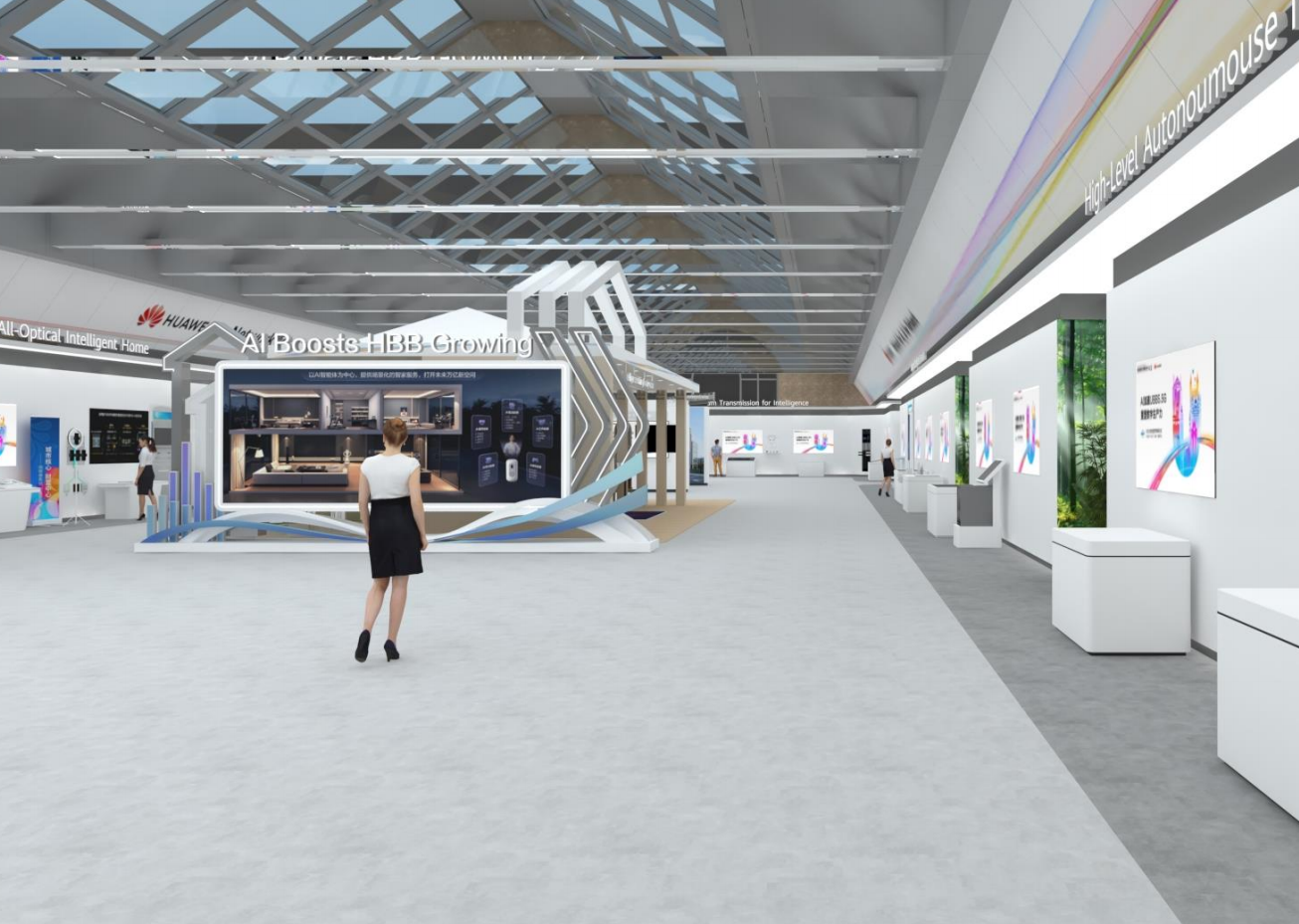Custom expo booth design for trade show display.
