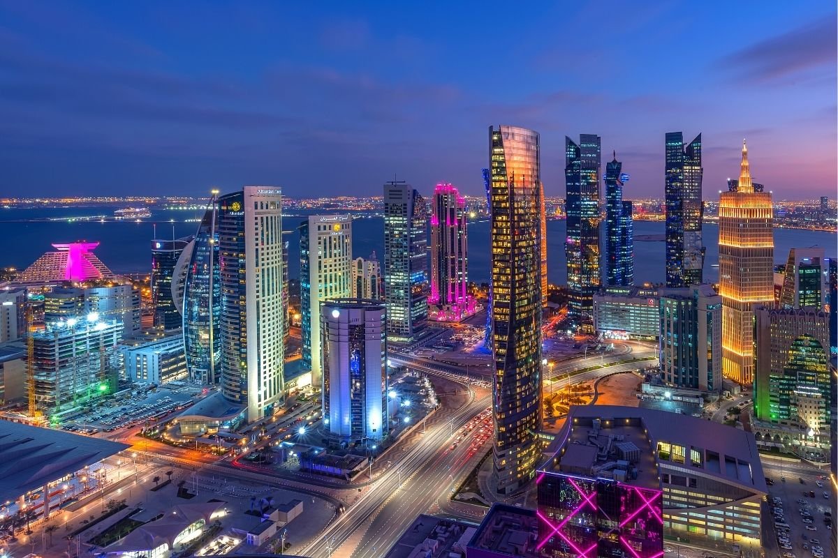 Exhibition stall in Qatar at international expo