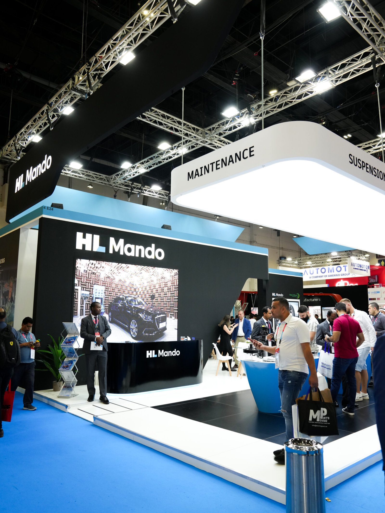 Turnkey exhibit display stands at trade show