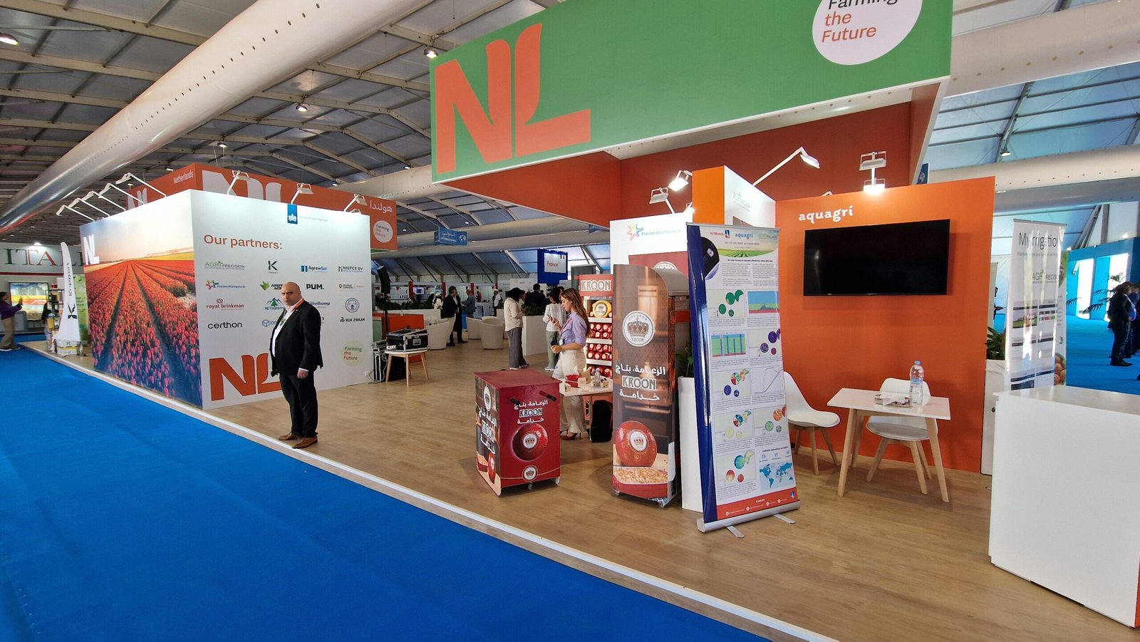 Stand builder in Egypt at international trade fair