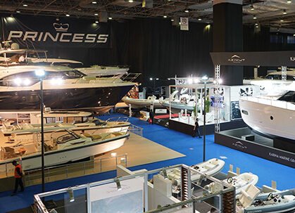 Exhibition stall in Antalya at tourism exhibition