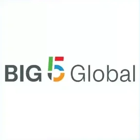 Custom-designed exhibition booth at Big 5 Global 2025 in Dubai by ExhibitStandBuilder.