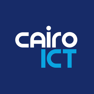 Custom-designed exhibition booth at Cairo ICT 2025 in Cairo by ExhibitStandBuilder.