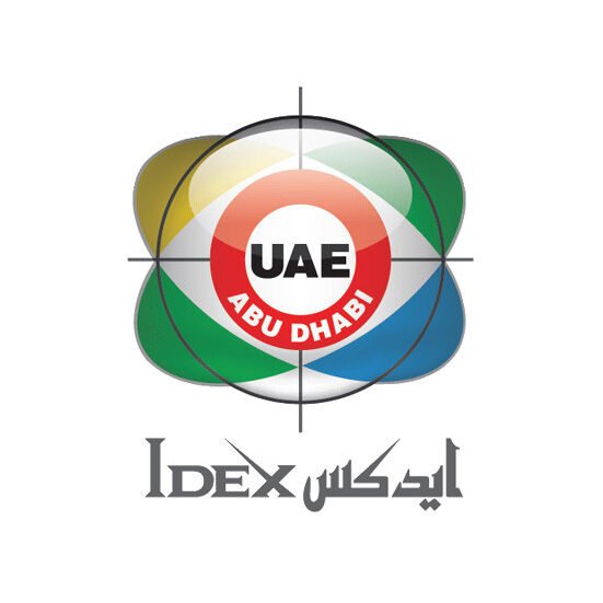 Custom-designed exhibition booth at IDEX 2027 in Abu Dhabi by ExhibitStandBuilder.