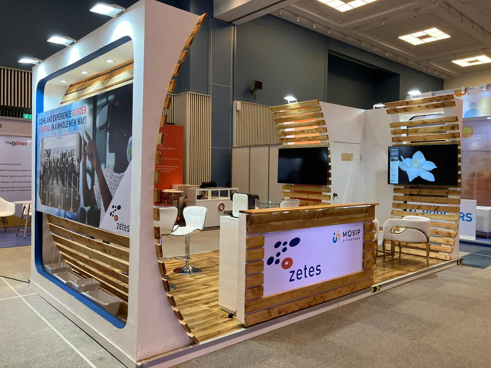 Exhibition stall in Nairobi at technology exhibition