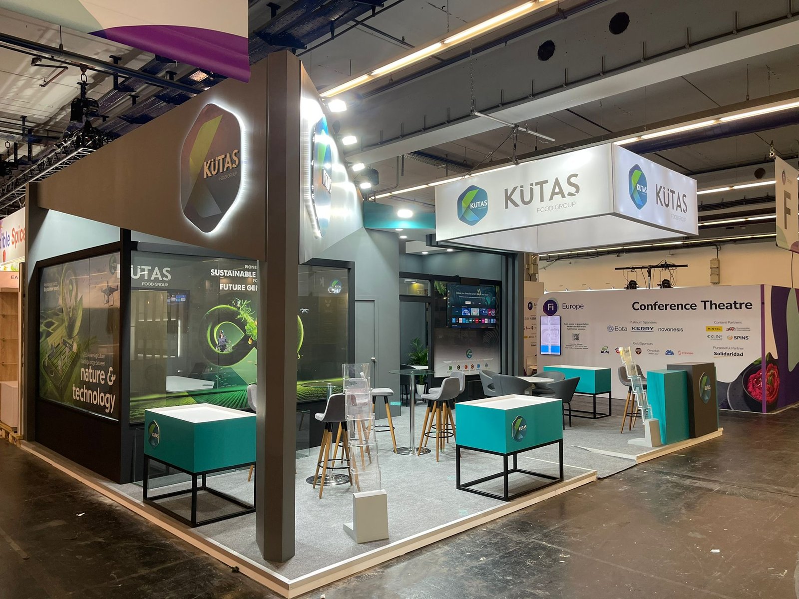 Exhibition stall in Netherlands at international tech expo