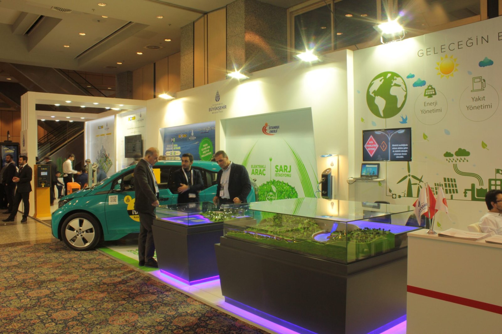 Exhibition stall in Baku at business exhibition