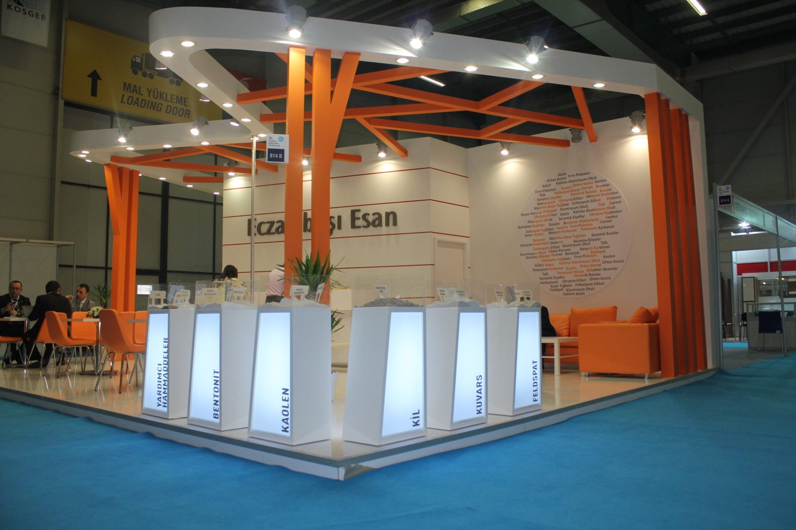 Exhibition stall in Baku at business exhibition