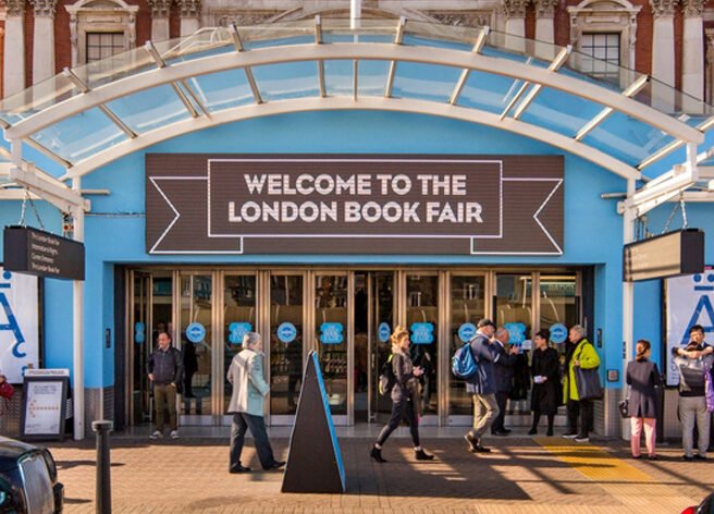 Exhibition stall in London at technology exhibition