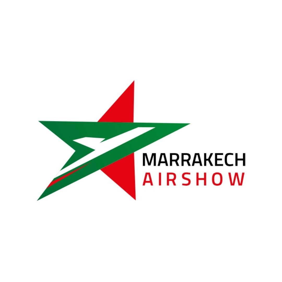 Custom exhibition booth at Marrakech Air Show 2026 by ExhibitStandBuilder
