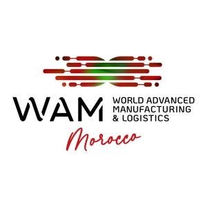 Custom-designed exhibition booth at WAM Morocco 2025 in Casablanca by ExhibitStandBuilder.