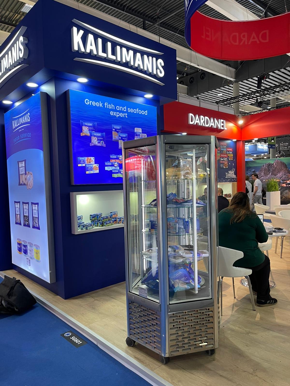Exhibition stall in Tunisia at industry expo