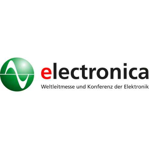 Custom-designed exhibition booth at Electronica 2026 in Munich by ExhibitStandBuilder.